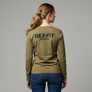 Camisetas de manga larga para mujer, camisetas con cuello redondo, camisetas básicas, camisetas de talla grande, camisetas de manga completa para mujer a la moda - Product Image 2