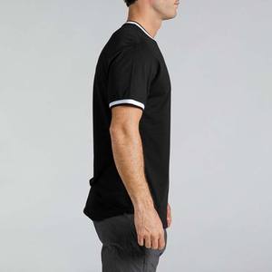 T-shirt Homme Léger de Qualité Supérieure, Doux, Séchage Rapide, Tricoté, Dernière Conception, Quantité en Gros, T-shirt Personnalisé à Bordures Contrastantes - Product Image 2