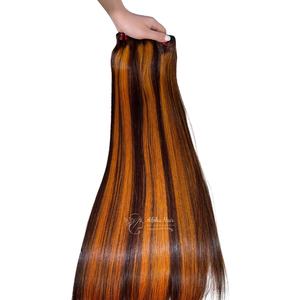 Extensiones de cabello vietnamita sedoso y suave de extremo fuerte súper grueso de lujo teje pelucas para mujeres barato hueso recto Sudáfrica - Product Image 2
