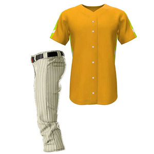 Uniforme de Béisbol con Logotipo Impreso, Diseño Único, Servicio OEM, Uniforme de Béisbol Más Vendido al Por Mayor a Precio Económico - Product Image 6