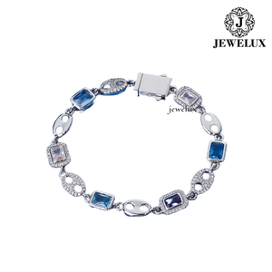 Cadena Cubana de Alta Calidad con Incrustaciones de Moissanita, Estilo Lujoso Hip Hop, Chapado en Oro de 18K sobre Plata 925, de la India - Product Image 1