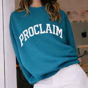 Sweatshirt Long Sleeve Knitted Oversized Mockneck Women Autumn Winter Pullover Casual Relaxed Fit Eco-Friendly <b>Top</b> Everyday - Product Image 6