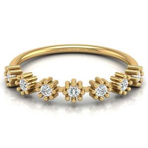 Bagues de fiançailles vintage avec diamants créés en laboratoire pour femmes 10K 14K 18K 22K or blanc rose jaune plaqué or bijoux mariage fête - Product Image 1