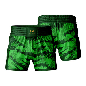 Pantalones Cortos de Camuflaje Verde Personalizados para Hombre, Sublimados, de Secado Rápido, de Poliéster, para Artes Marciales Mixtas, Corte Regular para Adultos - Product Image 1