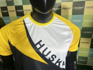 Camiseta de Fútbol Sublimada Personalizada, Jugador 00, Amarillo, Azul Marino, Blanco, Transpirable, de Secado Rápido, Poliéster, con Cordón, Manga Corta, Corte Regular - Product Image 2