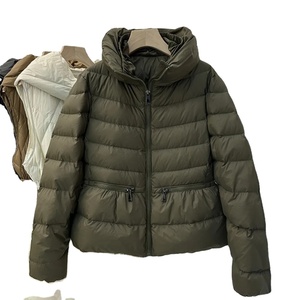 Hiver Nouveaux Manteaux de Duvet Veste Puffer Femmes Simple Casual Outerwear col montant épais Slim Warm Short Down Jackets - Product Image 3