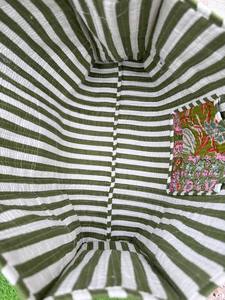 Sac en patchwork matelassé en coton – Sac fourre-tout en tissu fait main pour femmes - Product Image 6