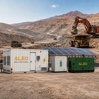 Système de stockage d'énergie intégré en conteneur ALEO BESS, batterie solaire industrielle LiFePO4 hors réseau, garantie 10 ans