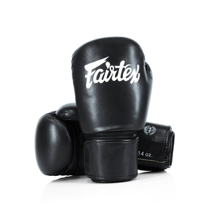 นวมชกมวยหนังแท้คุณภาพสูง Fairtex แบบสั่งทำพิเศษ โฟมขึ้นรูปชิ้นเดียว สำหรับคิกบ็อกซิ่ง MMA ซ้อมซ้อม ระบายอากาศได้ดี พร้อมสายรัดแบบ Hook and Loop - Product Image 4
