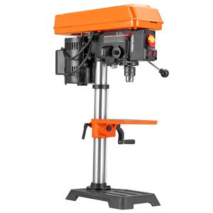 Benchtop Drill Press with 6.2A Induction Motor Adjustable 650/1050/1800/2350/<b>3100</b> RPM Tabletop DIY Drilling Machine - Product Image 1