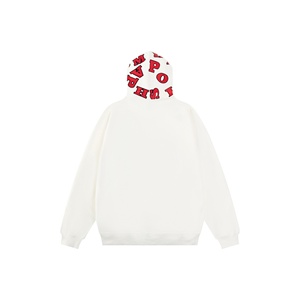 Sudadera con capucha con cremallera al por mayor, con logo personalizado, unisex, de alta calidad, de peso pesado, con cremallera completa y corte cropped, nueva. - Product Image 6
