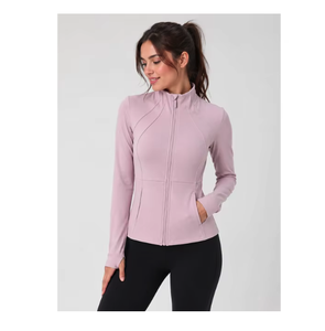 Haut de yoga grande taille pour femme, vêtement de sport athlétique, idéal pour la gym et la course, en Spandex/Nylon sans couture, coupe ajustée, couleur unie, séchage rapide - Product Image 5