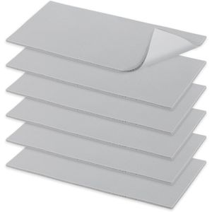 6 coussinets de protection en silicone pour presse à chaud, résistance aux hautes températures 536°F, tapis de presse en mousse double face pour papier et film de transfert à chaud - Product Image 1
