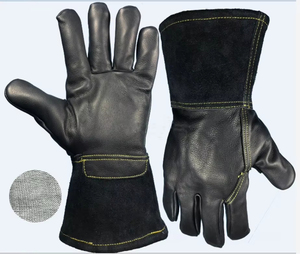 Guantes de Trabajo de Soldadura TIG Personalizados, OEM ODM, Proveedor de Protección de Manos de Cuero Industrial de Primera Calidad - Product Image 2