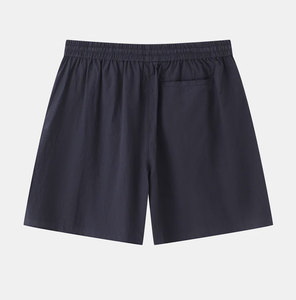 Shorts Bermuda Homme Grande Taille Couleur Unie avec Cordon de Serrage Style Décontracté Tissé Taille Mi-Haute - Product Image 2
