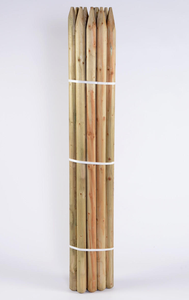 Estacas/Postes de Madera Dura para Jardín - Estacas de Madera Tratada para Cercas, Soporte de Árboles, Bordes de Jardín - Product Image 2
