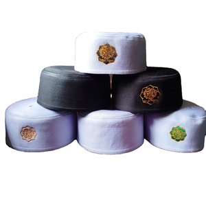 Malaysian Boat Muslim prayer cap red blue <b>green</b> <b>black</b> white Hat for Four Seasons in Bangladesh - Product Image 1