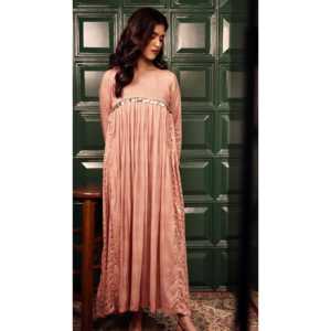 Vestido plisado Stardust Mocha - Talla XS - Product Image 4