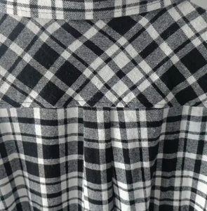 Bulk Wholesale Custom Designer Logo Plaid Flannel Shirts for Women - Product Image 4