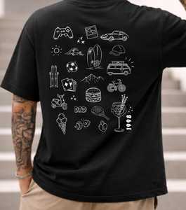 เสื้อยืดผู้ชายไซส์ใหญ่พิเศษ แขนสั้น พิมพ์ลายกราฟิก สีขาว ผ้าฝ้าย ของขวัญวันพ่อ - Product Image 4