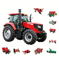 Tracteur lourd 4x4 de 120 CV, 4200 kg, pour la préparation du sol des vergers et des plantations de thé