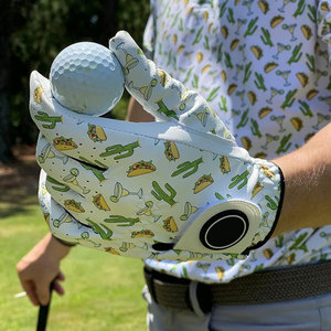 Gants de golf pour hommes, main gauche, en cuir respirant, taille moyenne/grande, performance supérieure, en cuir véritable, antidérapants - Product Image 4