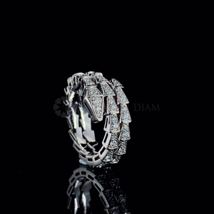 Bague de fiançailles en diamant rond de laboratoire de 1,40 ct en or massif 10K 14K 18K cadeau d'anniversaire de mariage - Product Image 1