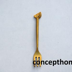 Elegantes Tenedores de Acero Inoxidable para Frutas, Aperitivos, Pasteles y Ensaladas, Tenedores Pequeños Dorados con Forma de Hoja para Postres - Product Image 1