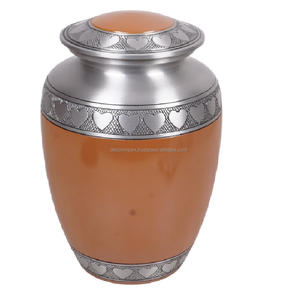 Urne funéraire en laiton de style américain moderne pour cendres humaines Urne funéraire décorative avec fonction de vase de table - Product Image 3