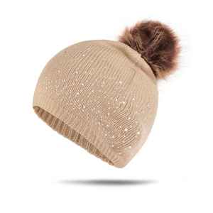 Bonnet unisexe noir à pois en strass, broderie machine, style acrylique, pour usage quotidien, décontracté, extérieur, adulte, 56-58CM - Product Image 6
