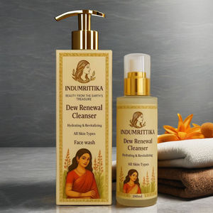 Indrumritika Gel Limpiador Facial Suave, Fórmula de Limpieza Profunda, Para Todo Tipo de Piel, Hidratante e Iluminador, Tamaño Viaje Diario - Product Image 4