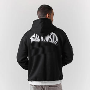 Sudadera con Capucha Extra Grande para Hombre, 100% Algodón, Estilo Francés, Hip Hop, Streetwear - Product Image 4