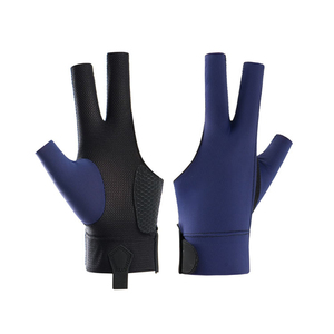 Durable Breathable Polyester Snooker Billiard <b>Pool</b> Cue <b>Gloves</b> For Left/right Hand Unisex Outdoor Gym Sports - Product Image 2