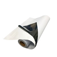 Rouleau de vinyle auto-adhésif PVC noir imprimable éco-solvant, fabricant en gros, taille personnalisée pour la publicité extérieure