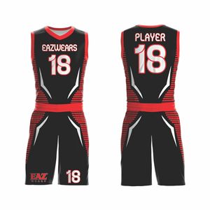 Ensemble de maillot et short de basketball professionnel léger et respirant, personnalisable pour clubs, écoles et ligues - Product Image 5