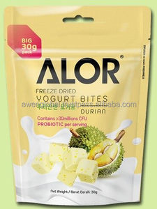 Ready Stock ALOR Brand Halal Durian Freeze Yogurt Bites Probiotics Sweet Taste Kids Health Snacks Vacuum Pack FREE SAMPLES - Product Image 3