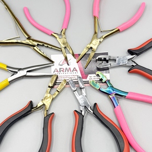 Plasma Gold I-Tip Hair <b>Extensions</b> Plier Hair Pliers for <b>Micro</b> Nano Ring Hair <b>Extensions</b> Opener and Removal Tool with Logo - Product Image 6