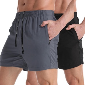 Venta al por mayor de pantalones cortos de gimnasio de entrenamiento ligero de calidad superior para hombres deportivos de secado rápido patrón sólido ecológico estirabilidad - Product Image 4
