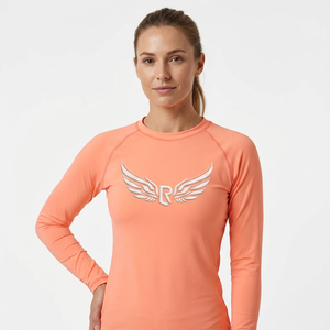 New Children's Unisex <b>Long</b> <b>Sleeve</b> T Shirt Spring Base Layer <b>Undershirt</b> Slim Fit Coated Finish Trendy Ins Style UPF50+ 100% - Product Image 3