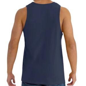 Camiseta sin mangas de algodón para hombre, chaleco clásico sin mangas, ligera, transpirable, camiseta de verano para gimnasio, deportes, correr y estilo de vida activo - Product Image 6