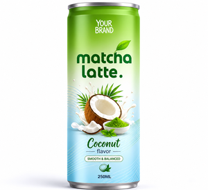 Matcha Latte Premium de 250 ml con Sabor a Coco y Base de Leche de Avena |   Fabricante de Bebidas de Marca Privada OEM/ODM en Vietnam | - Product Image 2