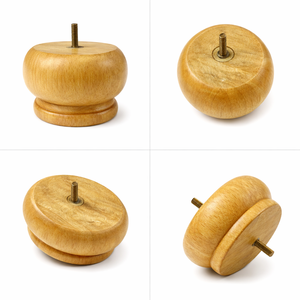 Classic Turned Wooden Furniture Leg Decorative Vintage Style for Sofa Cabinet Coffee Table Replacement - Product Image 6