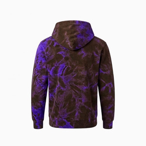 Sweat à capuche pour homme 2026 avec cordon de serrage, imprimé vintage, en polyester et coton, tie-dye, personnalisé, effet délavé à l'acide vintage - Product Image 3