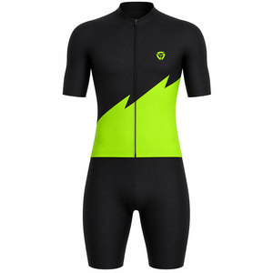 Tenue de cyclisme professionnelle : Tissu durable et léger, coupe confortable pour les équipes cyclistes, l'entraînement et la pratique quotidienne. - Product Image 1
