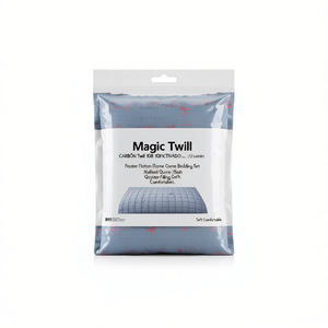 ผ้าห่มนวม Magic Twill ขนาด 108x108 นิ้ว สำหรับเตียงควีนไซส์/เตียงคู่ ผลิตจากผ้าฝ้าย พิมพ์ลาย ใช้ในโรงแรมและที่บ้าน บรรจุใยโพลีเอสเตอร์ นุ่มสบาย - Product Image 2