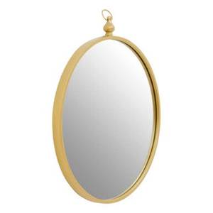 Round Shape Customized Hanging Vintage Wall Mirror with Metal Border Wall Hanging Mirror| Decorative MIrror Gold Border Mirror - Product Image 1