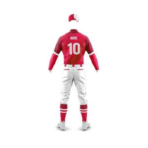 Uniformes de baseball personnalisés de qualité supérieure avec logo, imprimés par sublimation, respirants, séchage rapide, ensembles d'équipe, designs personnalisés, motifs simples - Product Image 4