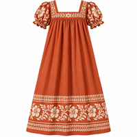 Robe Mumu Micronésienne Polynésienne pour Femmes Grande Taille, Personnalisable, Respirante, Écologique, Impression par Sublimation, Haute Qualité