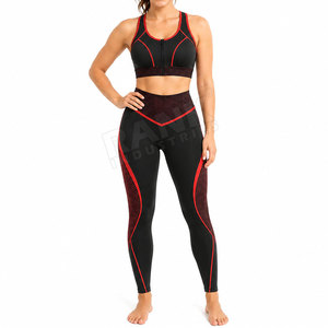 Conjuntos de Yoga Transpirables de 3 Piezas Más Vendidos, Cintura Elástica Ligera, Ajuste Cómodo, Ropa Deportiva, Conjuntos de Yoga Transpirables de 3 Piezas - Product Image 3