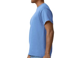 T-shirt pour homme 100% coton, logo de marque personnalisé sur le devant, séchage rapide et respirant, manches courtes, décontracté pour l'été - Product Image 3